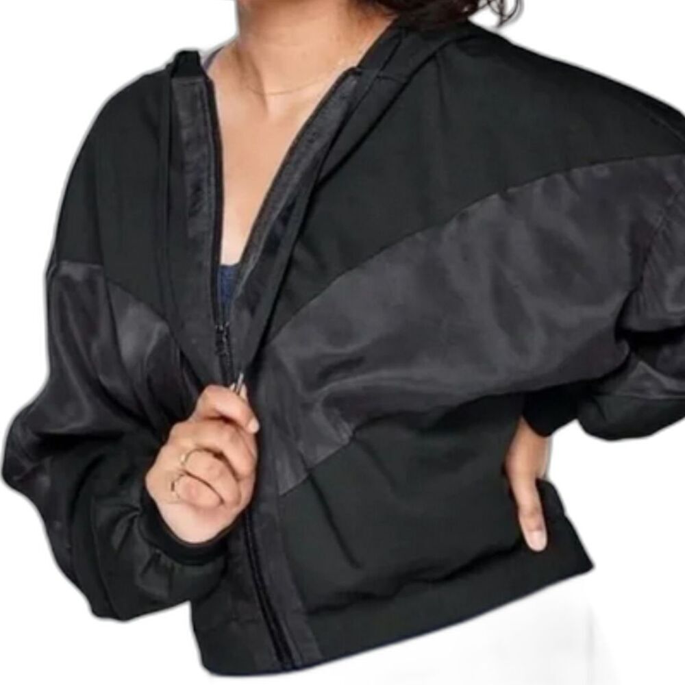 PINK Victoria’s Secret VS Slouchy Sport Full Zip Up Hooded Jacket Hoodie
